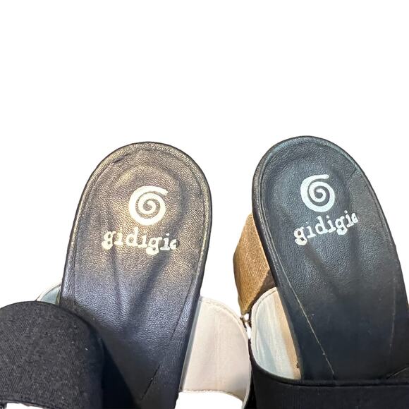 Gidigio Navy Blue Platform Heels shoes - Picture 7 of 10